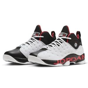 Nike Jordan Jumpman Team II 2 White Red Men Basketball Shoes Size 11 WITHOUT BOX